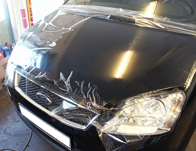 защита лакокрасочного покрытия автомобиля пленкой