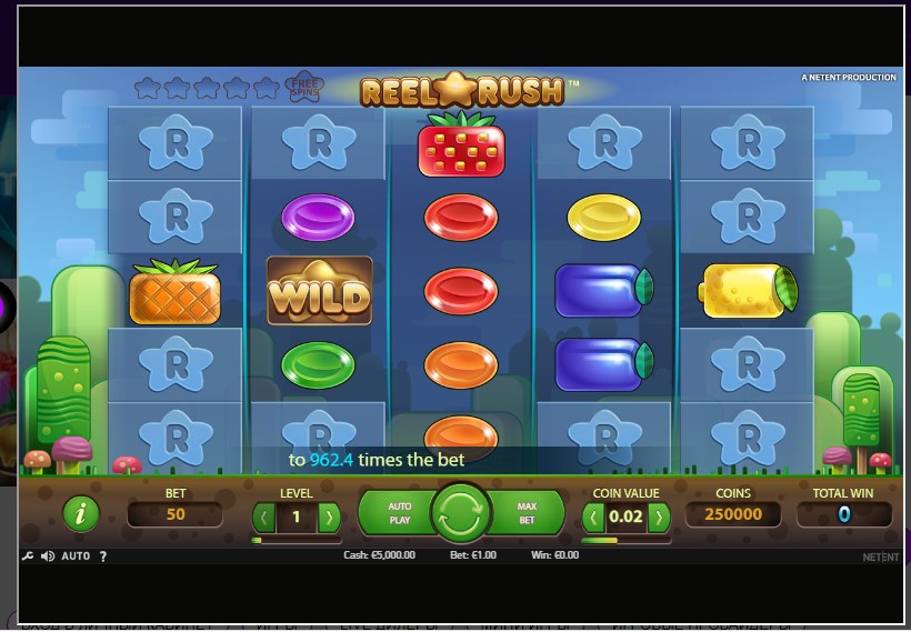 Reel Rush - игровые автоматы онлайн от Джокер Вин Казино