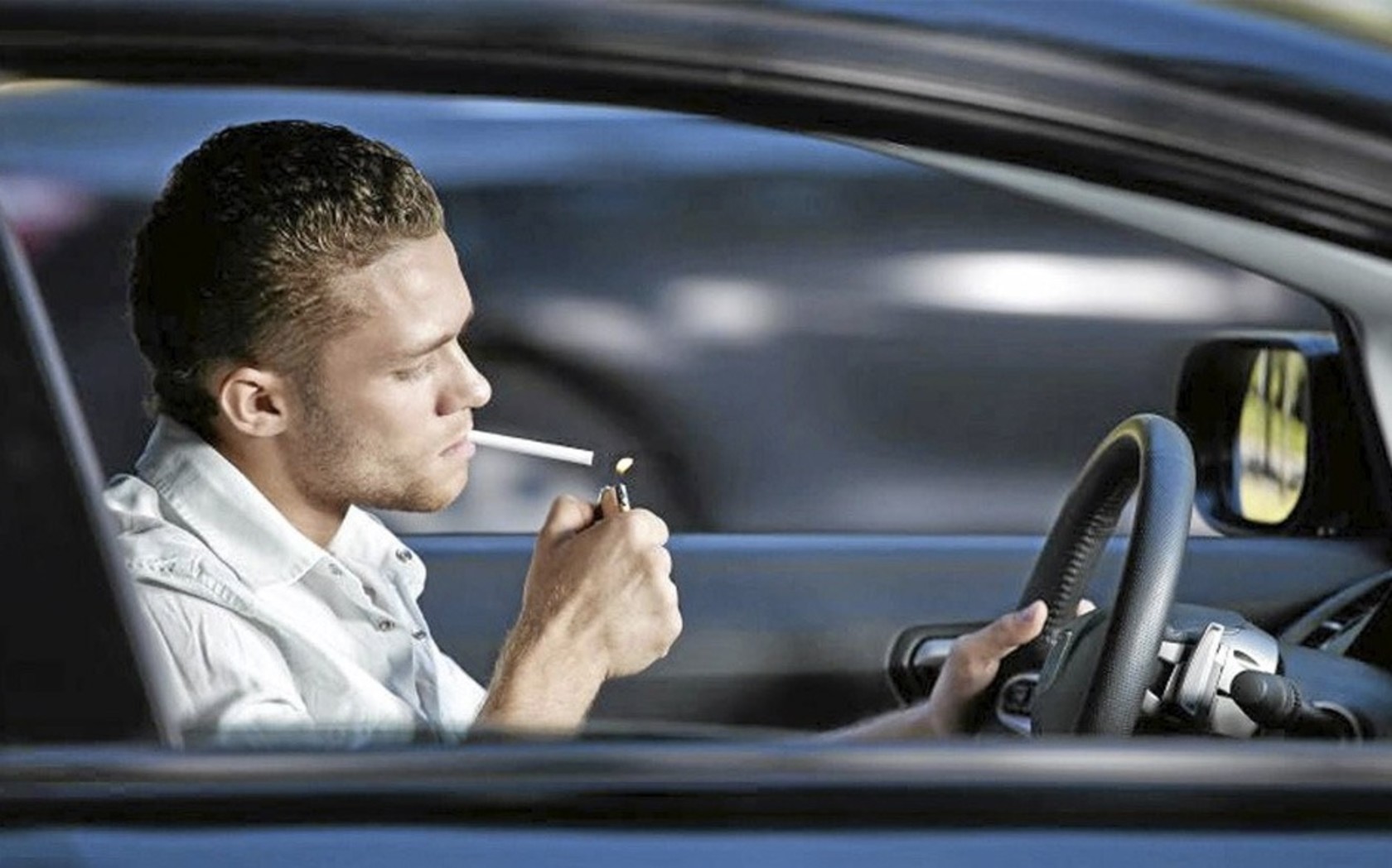 курение в авто