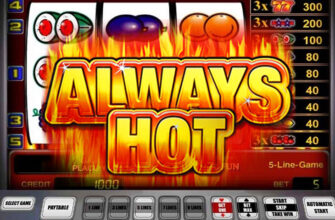 игровой автомат always hot играть онлайн бесплатно