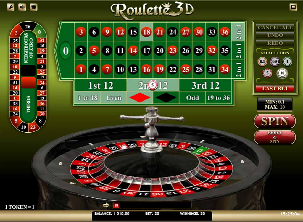 3D Roulette слот - рулетка онлайн